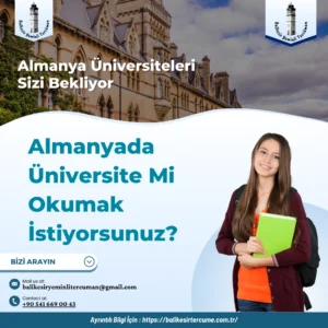 almanya universite